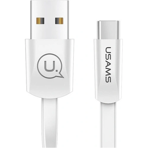 Kup Cablu plat USAMS U2 USB-C 1,2m alb/SJ200TC02 - USA359WHT - {ean13} - Sklep Home Screen