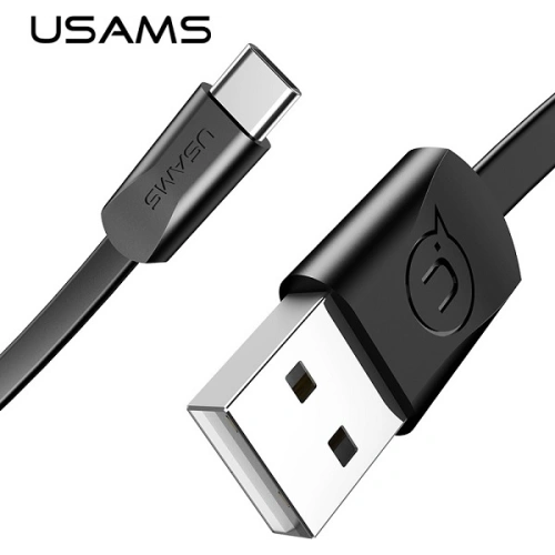 Kup Kabel plochý USAMS U2 USB-C 1,2m černý/black SJ200TC01 - USA360BLK - {ean13} - Sklep Home Screen