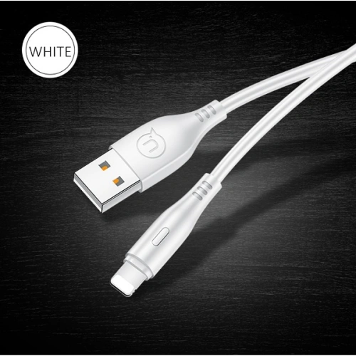 Kup Cablu USAMS U18 lightning 2A Încărcare Rapidă 1m alb/SJ266USB02 - USA368WHT - {ean13} - Sklep Home Screen