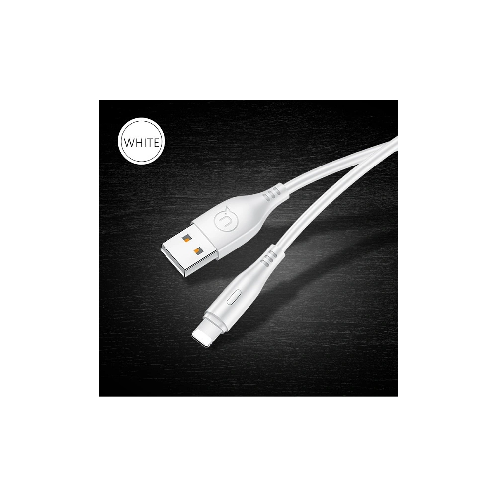 Kabel USAMS U18 lightning 2A Fast Charge 1m biały/white SJ266USB02
