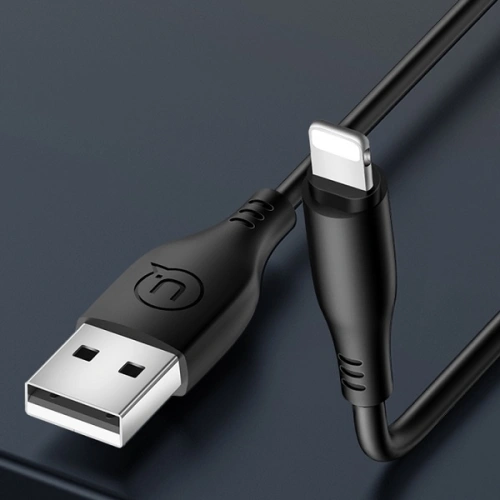 Kup Kabel USAMS U18 lightning 2A Fast Charge 1m czarny/black SJ266USB01 - USA369BLK - {ean13} - Sklep Home Screen