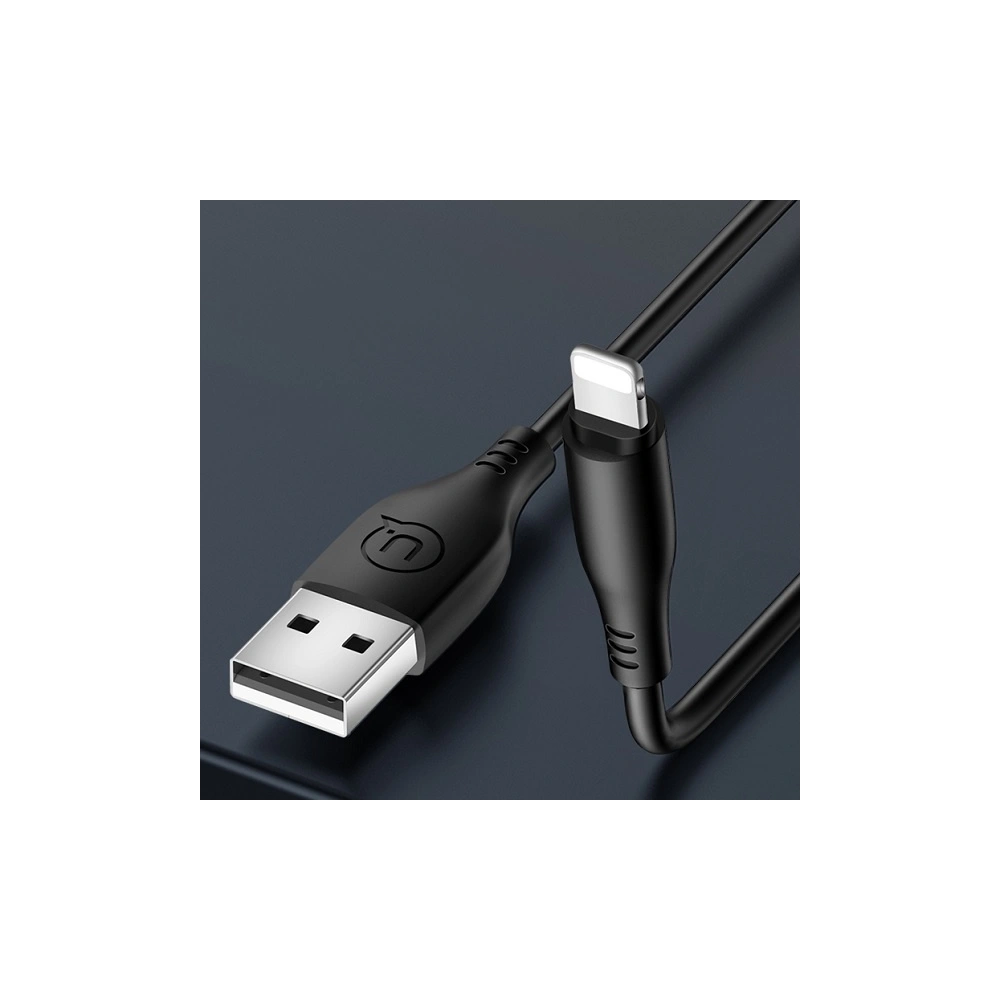 Kabel USAMS U18 lightning 2A Fast Charge 1m czarny/black SJ266USB01