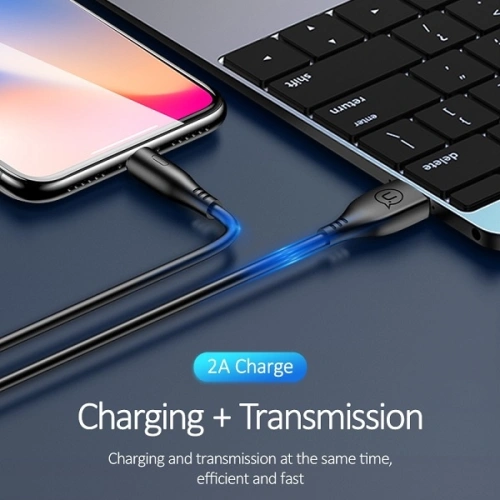 Kup USAMS U18 Lightning-Kabel 2A Schnellladung 1m schwarz SJ266USB01 - USA369BLK - {ean13} - Sklep Home Screen