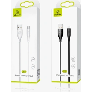 Kabel USAMS U18 microUSB 2A rychlé nabíjení 1m bílý/white SJ268USB02