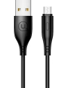 Cablu USAMS U18 microUSB 2A Încărcare Rapidă 1m negru/black SJ268USB01