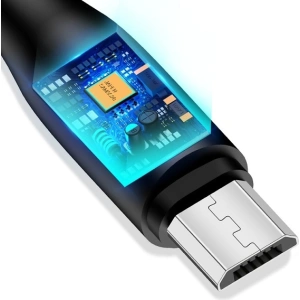 Kabel USAMS U18 microUSB 2A Fast Charge 1m černý/black SJ268USB01