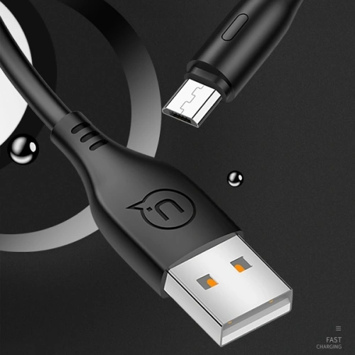 Kup Kabel USAMS U18 microUSB 2A Fast Charge 1m černý/black SJ268USB01 - USA371BLK - {ean13} - Sklep Home Screen