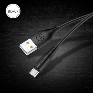 Kabel USAMS U18 microUSB 2A Fast Charge 1m černý/black SJ268USB01