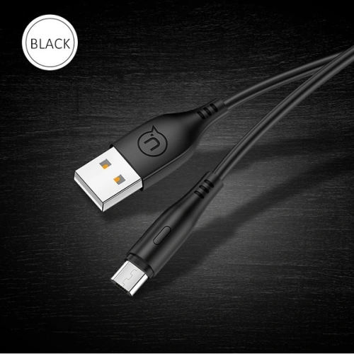 Kup Cablu USAMS U18 microUSB 2A Încărcare Rapidă 1m negru/black SJ268USB01 - USA371BLK - {ean13} - Sklep Home Screen