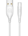 Cablul USAMS U18 USB-C 2A Fast Charge 1m alb/white SJ267USB02