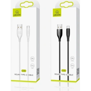 USAMS U18 USB-C 2A Fast Charge Kabel 1m schwarz/schwarz SJ267USB01