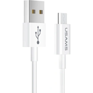 Cablu USAMS U23 microUSB 2A Fast Charge 1m alb/white SJ284USB01