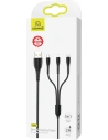Kup Kabel USAMS U35 3in1 1m 2A Schnellladung schwarz (lightning/microUSB/USB-C) SJ367USB01 - USA377BLK - {ean13} - Sklep Home Screen