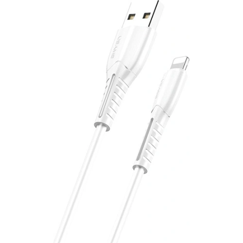 Kup Cablu USAMS U35 lightning 2A Încărcare Rapidă 1m alb/SJ364USB02 - USA378WHT - {ean13} - Sklep Home Screen