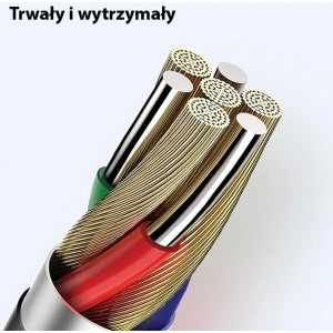 USAMS U35 lightning 2A Gyors Töltő kábel 1m fehér SJ364USB02