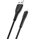 Cablu USAMS U35 lightning 2A Încărcare Rapidă 1m negru/black SJ364USB01