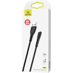 USAMS Cable U35 Lightning 2A Fast Charge 1m black SJ364USB01 (US-SJ364)