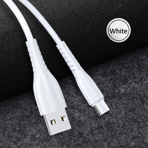 Kup Cablu USAMS U35 microUSB 2A Încărcare Rapidă 1m alb/SJ365USB02 - USA380WHT - {ean13} - Sklep Home Screen