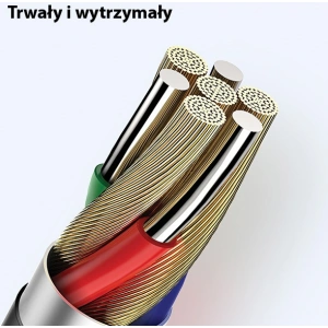Kabel USAMS U35 microUSB 2A Rychlé nabíjení 1m bílý/white SJ365USB02