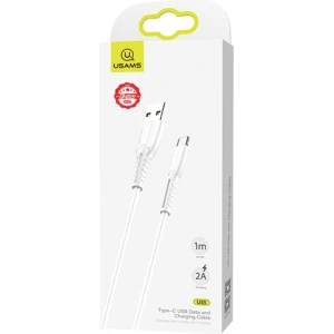Kabel USAMS U35 microUSB 2A Rychlé nabíjení 1m bílý/white SJ365USB02