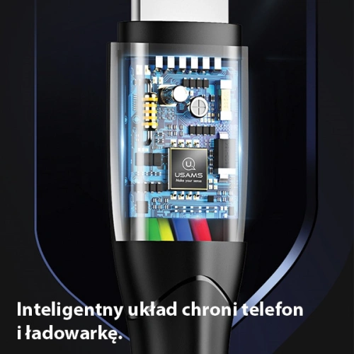Kup USAMS U35 microUSB 2A Gyors Töltő Kábel 1m fekete/sz黑 SJ365USB01 - USA381BLK - {ean13} - Sklep Home Screen