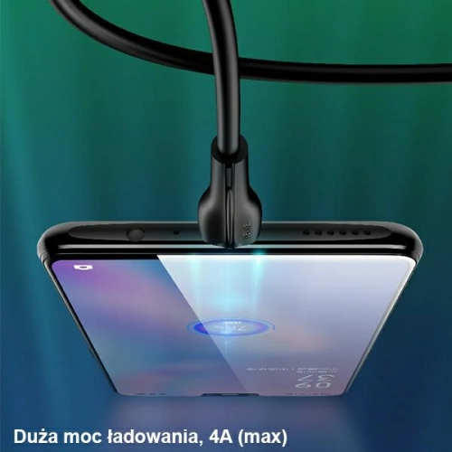 Kup Kabel USAMS U38 microUSB 4A Fast Charge for OPPO 1m biały/white SJ375USB02 - USA384WHT - {ean13} - Sklep Home Screen