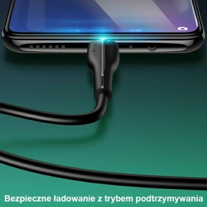 Kabel USAMS U38 microUSB 4A Fast Charge pro OPPO 1m bílý/white SJ375USB02