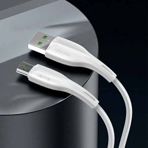 Kup Kabel USAMS U38 microUSB 4A Fast Charge for OPPO 1m biały/white SJ375USB02 - USA384WHT - {ean13} - Sklep Home Screen