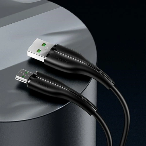 Buy USAMS Cable U38 microUSB 4A Fast Charge for OPPO 1m black SJ375USB01 (US-SJ375) - USA385BLK - {ean13} - Home Screen Store Europe
