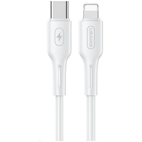 Buy USAMS Cable U43 USB-C - Lightning 30W PD 1.2m white SJ406USB02 (US-SJ406) - USA388WHT - {ean13} - Home Screen Store Europe