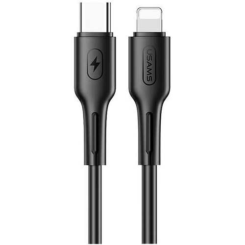 Kup Cablul USAMS U43 USB-C la Lightning 30W PD 1.2m negru/black SJ406USB01 - USA389BLK - {ean13} - Sklep Home Screen