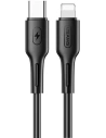 USAMS Cable U43 USB-C - Lightning 30W PD 1.2m black SJ406USB01 (US-SJ406)