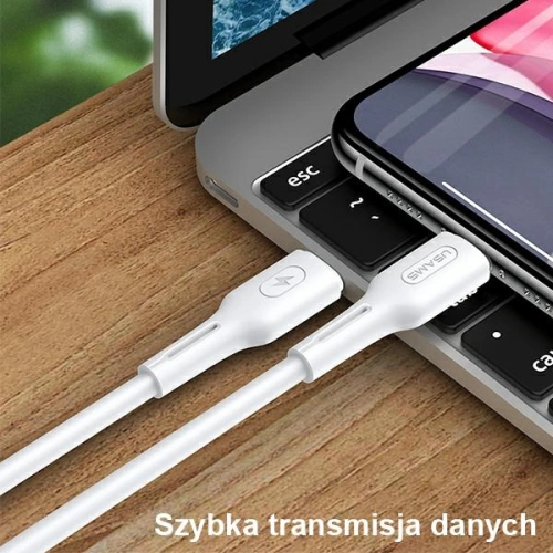 Kup Cablul USAMS U43 USB-C la Lightning 30W PD 1.2m negru/black SJ406USB01 - USA389BLK - {ean13} - Sklep Home Screen
