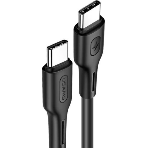 Kup Kabel USAMS U43 USB-C la USB-C 100W PD Încărcare Rapidă 5A 1.2m negru/black SJ459USB01 - USA391BLK - {ean13} - Sklep Home Screen