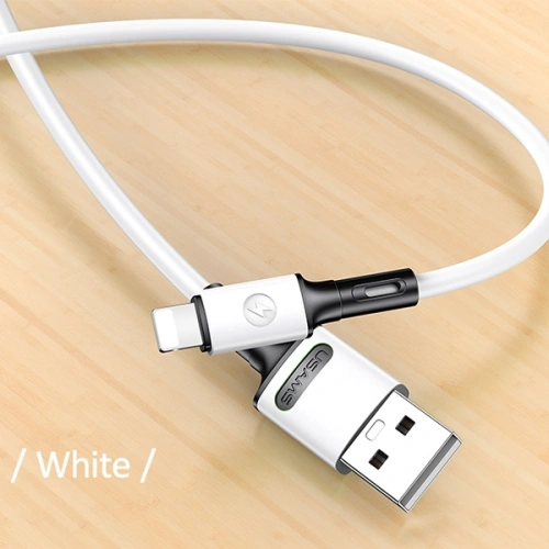 Kup Cablu USAMS U52 lightning 2A Încărcare rapidă 1m alb/SJ434USB01 - USA394WHT - {ean13} - Sklep Home Screen