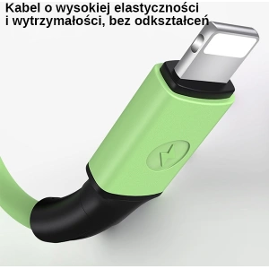 Kabel USAMS U52 lightning 2A rychlé nabíjení 1m bílý/SJ434USB01