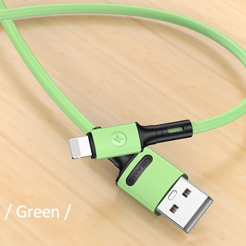 Kup Kabel USAMS U52 lightning 2A Fast Charge 1m zielony/green SJ434USB02 - USA396GRN - {ean13} - Sklep Home Screen