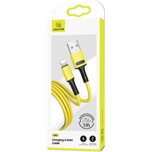 Kup Kabel USAMS U52 lightning 2A Fast Charge 1m żółty/yellow SJ434USB03 - USA397YEL - {ean13} - Sklep Home Screen