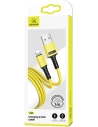 USAMS U52 lightning kábel 2A Gyors Töltés 1m sárga/yellow SJ434USB03
