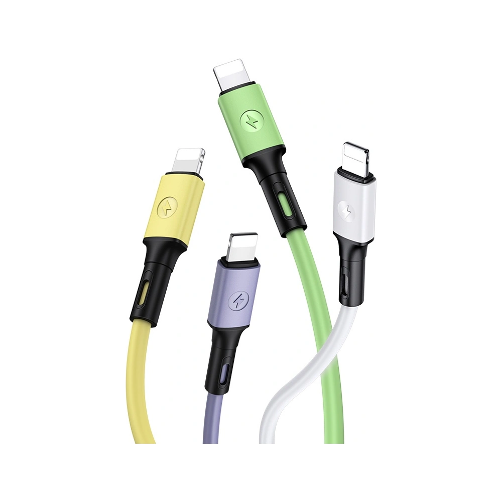 Kabel USAMS U52 lightning 2A Fast Charge 1m żółty/yellow SJ434USB03