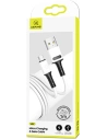 Kabel USAMS U52 microUSB 2A Fast Charge 1m bílý/bílá SJ435USB01