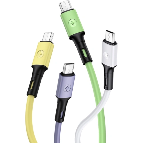 Kup Cablul USAMS U52 microUSB 2A Încărcare Rapidă 1m alb/SJ435USB01 - USA398WHT - {ean13} - Sklep Home Screen