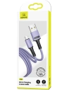 USAMS U52 microUSB Kabel 2A Schnellladung 1m lila/purple SJ435USB04