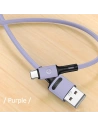 Kup Cablul USAMS U52 USB-C 2A Încărcare Rapidă 1m purpuriu/purple SJ436USB04 - USA403PRP - {ean13} - Sklep Home Screen