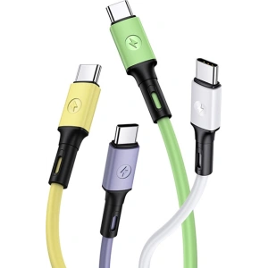 Kabel USAMS U52 USB-C 2A Fast Charge 1m purpurowy/purple SJ436USB04