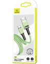 Cablu USAMS U52 USB-C 2A Încărcare Rapidă 1m verde/green SJ436USB02