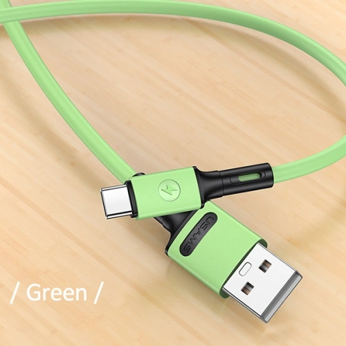 Buy USAMS Cable U52 USB-C 2A Fast Charge 1m green SJ436USB02 (US-SJ436) - USA404GRN - {ean13} - Home Screen Store Europe