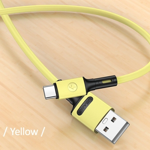 Kup Cablul USAMS U52 USB-C 2A Încărcare Rapidă 1m galben/yellow SJ436USB03 - USA405YEL - {ean13} - Sklep Home Screen