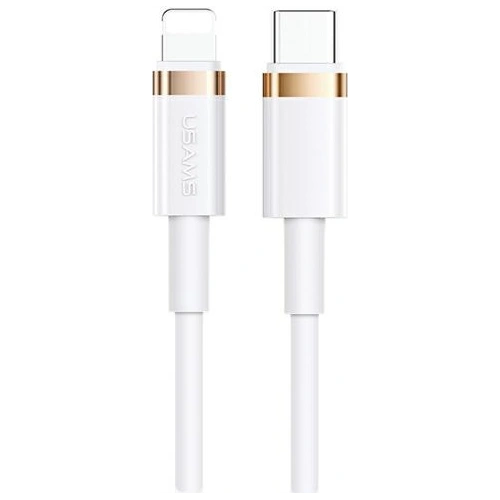Kup Cablu USAMS U63 USB-C la Lightning 1,2m 20W PD Încărcare Rapidă alb/white SJ484USB02 - USA406WHT - {ean13} - Sklep Home Screen