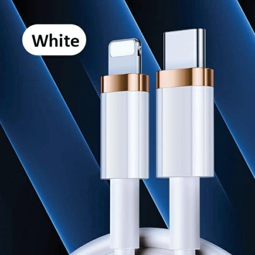 Kup USAMS U63 USB-C a Lightning kábel 1,2m 20W PD Gyors Töltés fehér SJ484USB02 - USA406WHT - {ean13} - Sklep Home Screen